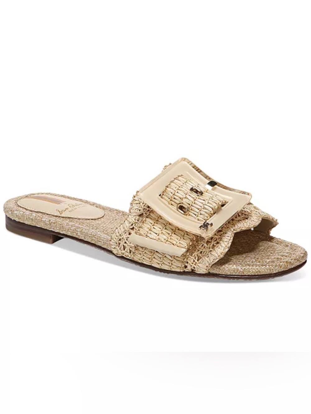 Sam Edelman Bambi Raffia slide sandal, size 8